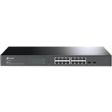 Switch TP-Link Smart JetStream cu 16&times;Porturi Gigabit si 2&times;Sloturi SFP TL-SG2218 SafetyGuard Surveillance