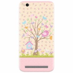 Husa silicon pentru Xiaomi Redmi 5A, Cute Birdhouse