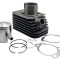 Kit cilindru - Set Motor Scuter Piaggio Ciao (cu pedale) 70cc 80cc, &Oslash;43mm , &Oslash;bolt 10mm 2T, Racire AER Piaggio Bravo , Piaggio SI , Piaggio Grillo