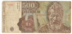 Romania 1991 aprilie - 500 lei, uzata foto