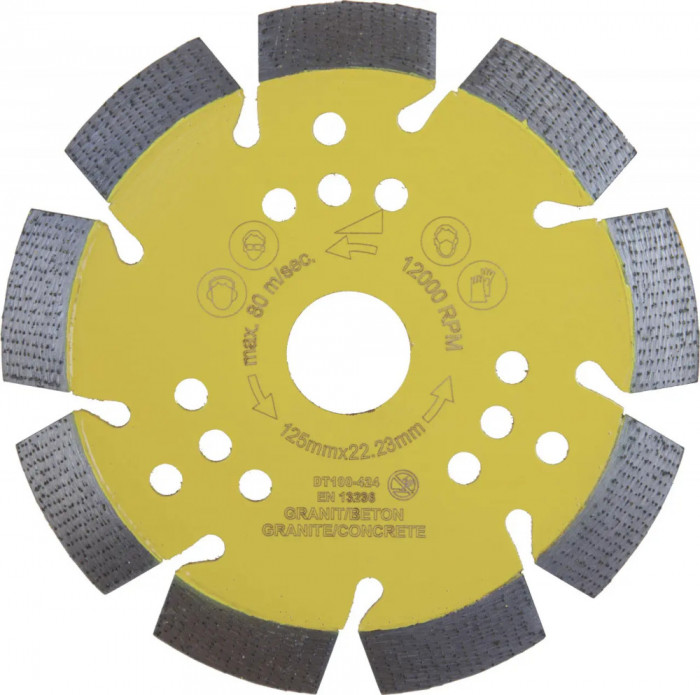 Disc DiamantatExpert pt. Beton armat &amp; Granit - Line-up Tech 150x22.2 (mm) Super Premium - DXDH.1004.150