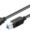 Cablu USB 3.0 A-B t-t 1.8m