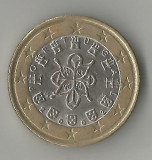 Portugalia, 1 euro de circulatie, 2002, circ.