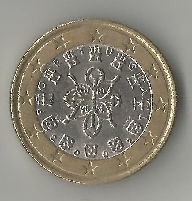Portugalia, 1 euro de circulatie, 2002, circ.