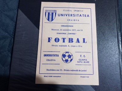 program U Craiova - Olimpia Satu Mare foto
