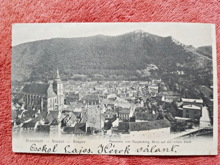 Carte postala, Brasov 1939