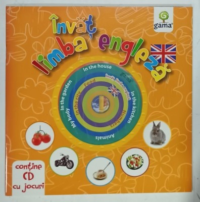 INVAT LIMBA ENGLEZA , CONTINE CD CU JOCURI , 2012, CD INCLUS foto