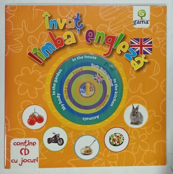 INVAT LIMBA ENGLEZA , CONTINE CD CU JOCURI , 2012, CD INCLUS