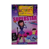 Superstar Pocket Activity Fun and Games Games and Puzzles, Fold-Out Scenes, Patterned Paper, Stickers!