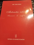 Ion Militaru - Abstracția iubirii. &Icirc;ncercare de erodicee