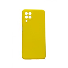 Husa telefon compatibila cu Samsung Galaxy A22, A22 4G, Galben, Cu interior de catifea, 196HT