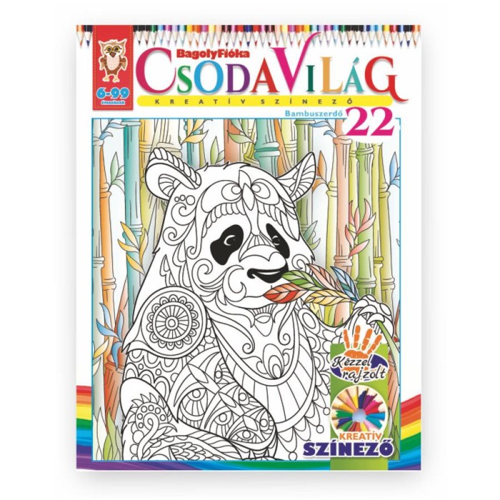Csodavil&aacute;g Kreat&iacute;v sz&iacute;nező 22. &ndash; Bambuszerdő - J&aacute;nossy G&aacute;bor-J&aacute;nossy-K&aacute;rm&aacute;n M&oacute;nika