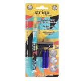 Set stilou Strigo cerneala cu stergere, 2 rezerve si radiera - Pop Art | Strigo
