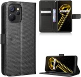 Husa de protectie pentru Realme 9i 5G Rojeuinn, negru, carbon, 6,4 inchi