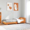 VidaXL Pat de zi fără saltea, maro ceruit, 90x200 cm, lemn masiv pin 850739