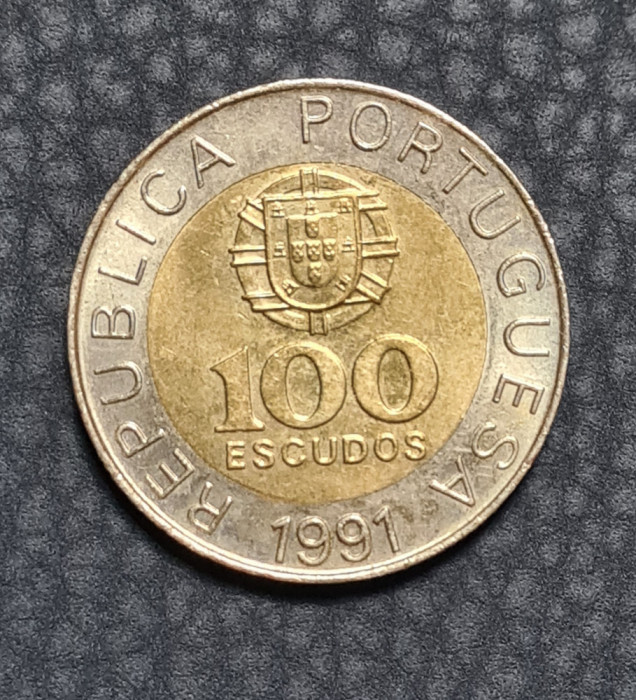 Portugalia 100 escudos 1991 Pedro Nunes