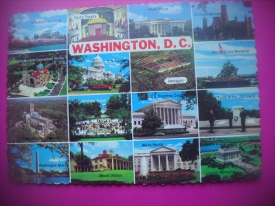 HOPCT 7795 WASHINGTON DC -STAMPILOGRAFIE/FRANCATURA-SUA-AMERICA DE NORD -CIRCULATA foto