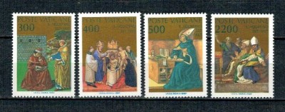 Vatican 1987 - Sf. Augustin, serie neuzata foto