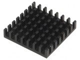 Radiator Aluminiu Negru 29x29x6mm