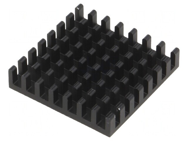 Radiator Aluminiu Negru 29x29x6mm