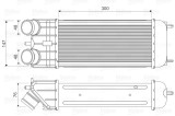 VALEO 818663 Intercooler, compresor