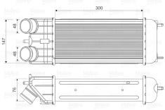 VALEO 818663 Intercooler, compresor