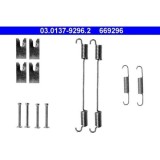 Set accesorii reparatie saboti frana Ate 03013792962, parte montare : punte spate