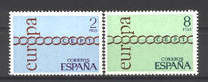 Spania 1971 - Europa-cept 2v.neuzat,perfecta stare(z) foto