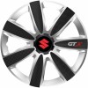 Set 4 Capace Roti GTX Carbon Gri-Negru R15, Compatibil Cu Suzuki, Autohelix MSA