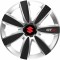 Set 4 Capace Roti GTX Carbon Gri-Negru R15, Compatibil Cu Suzuki