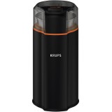 Rasnita de cafea Krups Silent Vortex GX332810, 90g, 175 W, buton Pornire/Oprire, lame din inox, negru