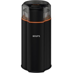 Rasnita de cafea Krups Silent Vortex GX332810, 90g, 175 W, buton Pornire/Oprire, lame din inox, negru