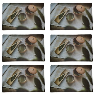 Set suport farfurie pentru servirea mesei, model Pufo Time to relax, 6 bucati foto