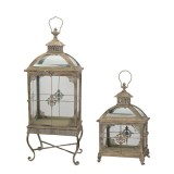 Set doua felinare din metal auriu LA-116
