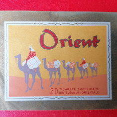 Eticheta pachet tigari/tigarete Orient