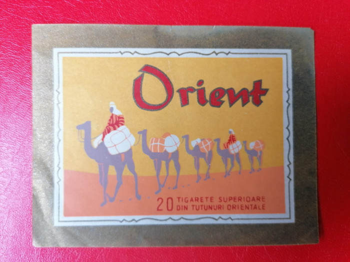 Eticheta pachet tigari/tigarete Orient