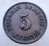 1.278 GERMANIA 5 PFENNIG 1913 F