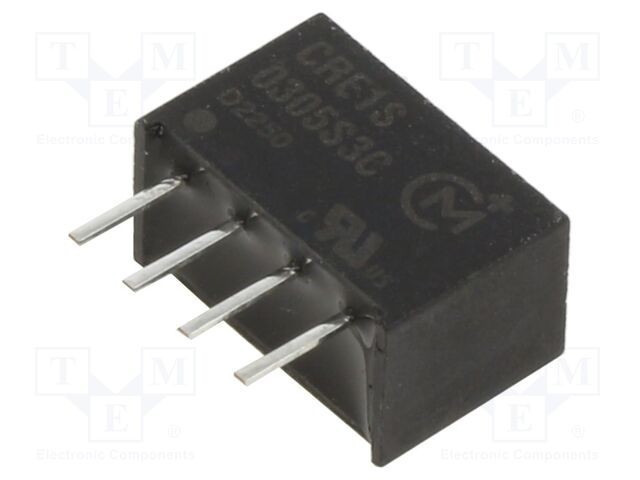 Convertor DC/DC Murata Power Solutions 1W 3V-5V 0.2A THT SIP