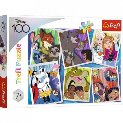 Puzzle Trefl 100 Disney Minunata Lume foto