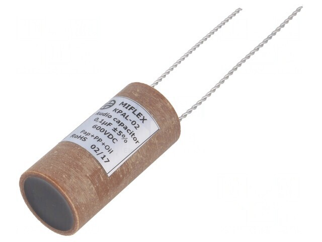 Condensator Aluminiu-Polipropilenă-H&acirc;rtie 100nF 600VDC &plusmn;5%