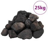 Cumpara ieftin Roci vulcanice, 25 kg, negru, 5-8 cm