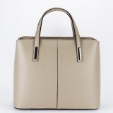 Cumpara ieftin Geanta mare bej din piele naturala 8922 M6