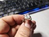 Inel vintage argint cu cristal