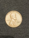 Moneda 1 Cent USA 1957, Numismatica, Circulata