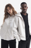 Rains geacă Drifter Jacket culoarea alb, de tranziție, oversize 1532.OFFWHITE-OFF.WHITE