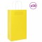 vidaXL Pungi de h&acirc;rtie 50 buc cu m&acirc;nere galbene 21x11x36 cm 4101771