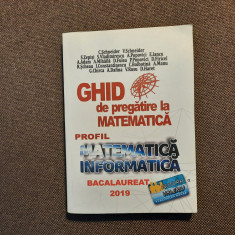 GHID DE PREGATIRE LA MATEMATICA BACALAUREAT 2019 SCHNEIDER