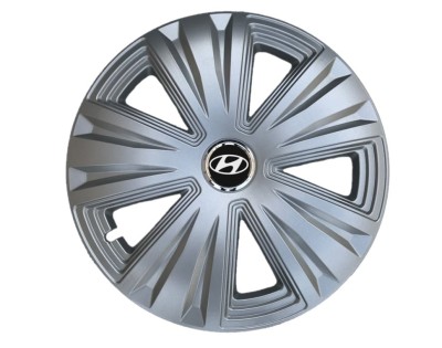 Set 4 capace roti Glory Gri R15 pentru gama auto Hyundai foto
