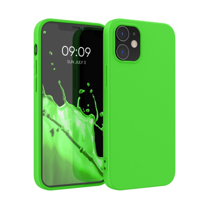 Husa pentru Apple iPhone 12 / iPhone 12 Pro, Silicon, Verde, 53938.159, kwmobile