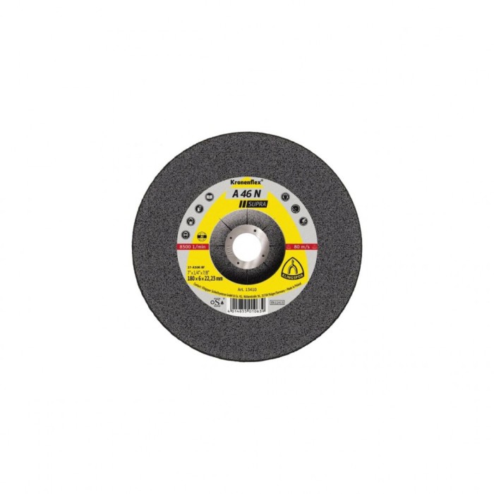 A 46 N disc polizare, 125 x 6 x 22,23 mm cu centru depresat, Klingspor 2226